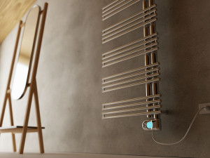 Вертикальный электрический полотенцесушитель