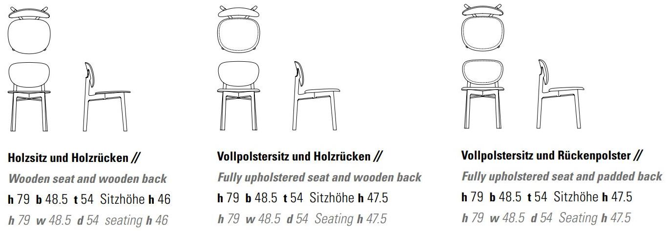 ZEITRAUM Деревянный стул Zenso sun-id-1407063 - Вид №14