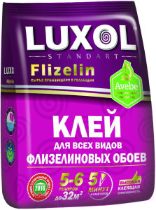 90567053 Клей для флизелиновых обоев Standart 32 м² STLM-0286286 LUXOL