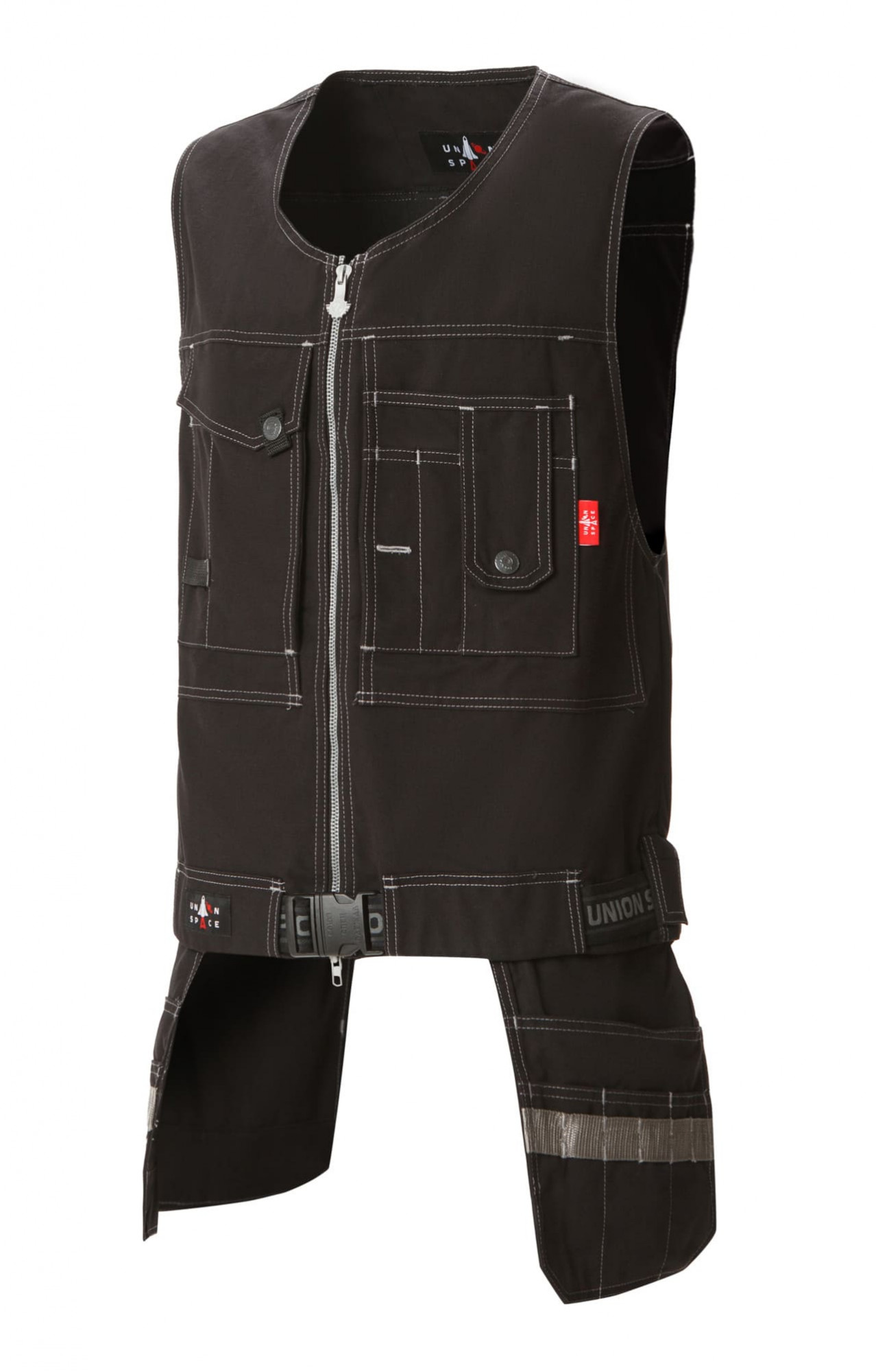 62599 Жилет  черный Union Space  Летняя спецодежда  размер 52-54 