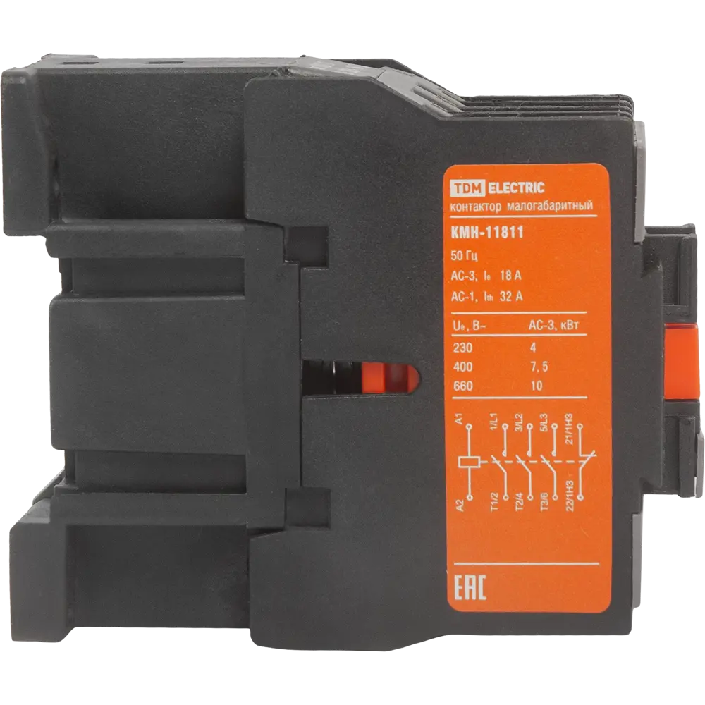 Контактор TDM Electric КМН-11811 для управления мощными нагрузками 18А 84399598 STLM-0049364 - Вид №3