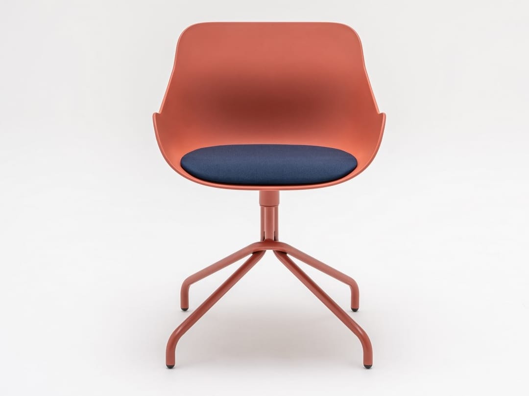 Вращающееся кресло из полипропилена со встроенной подушкой MDD Baltic ARCH-00118371 - Вид №1