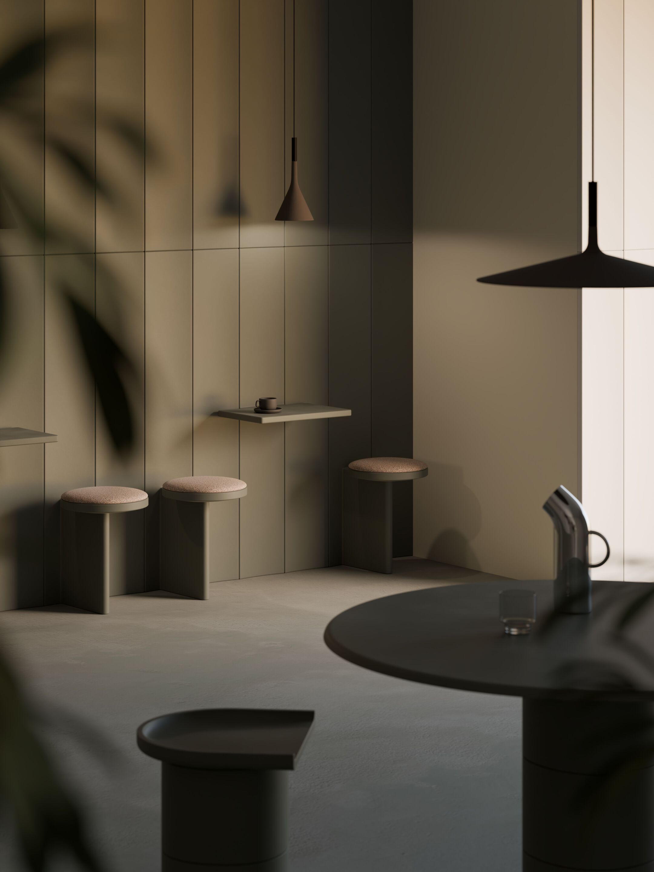 Обшивка / бетонный стул PULKRA поза ARCH-00068843 - Вид №3