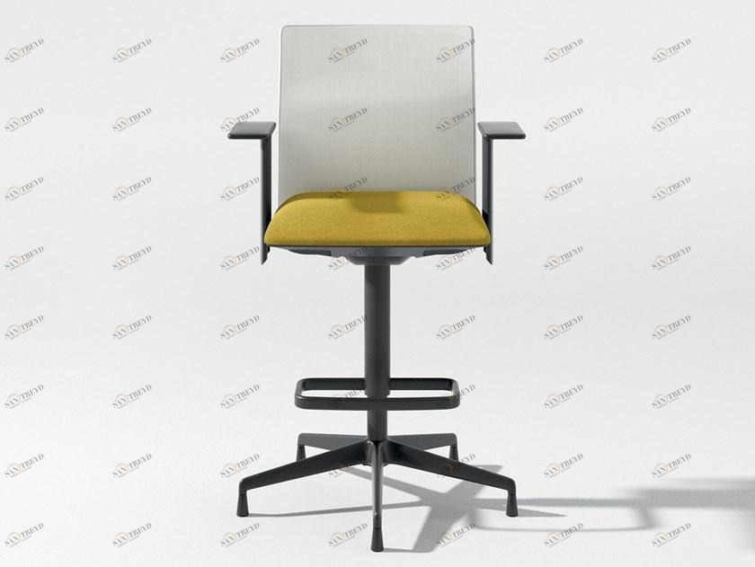 arper Табурет офисный 5-спицевый со спинкой Planesit sun-id-1459968