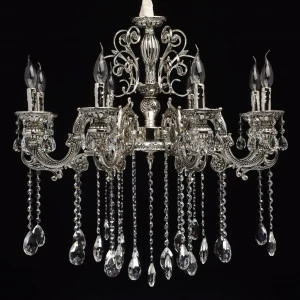 Подвесная люстра MW-Light Селена 10 482013708 MW-LIGHT ДИЗАЙНЕРСКИЕ, СЕЛЕНА 186204 Серебро