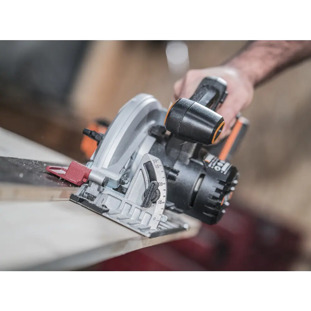 Циркулярная пила аккумуляторная Worx WX530, 165 мм, 20 В Li-ion 2 Ач 82348138 STLM-2018113  - Вид №8