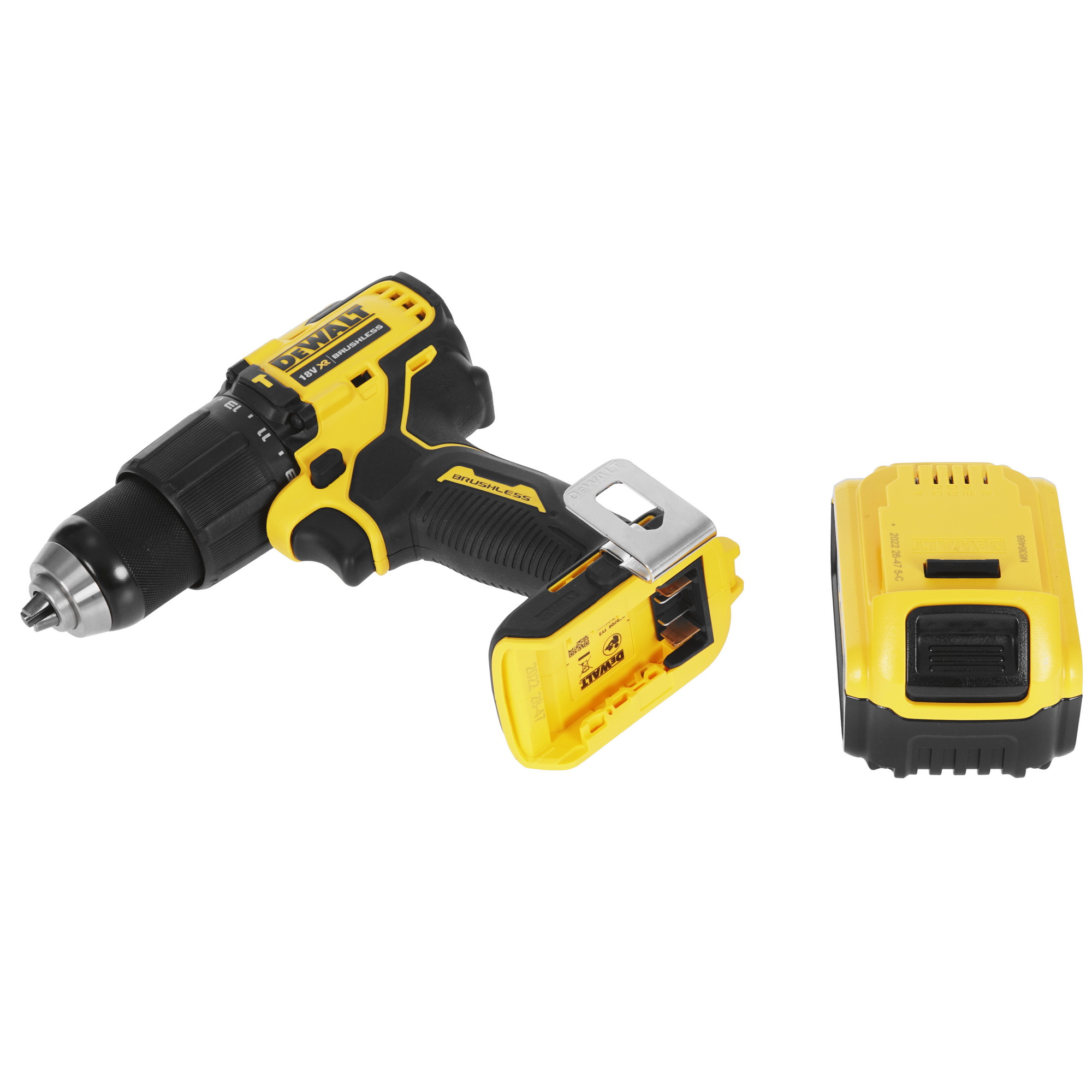Дрель-шуруповерт DeWalt DCD709P2T XR FLEXVOLТ 18/54V 9014045 STDN-0056237 - Вид №6