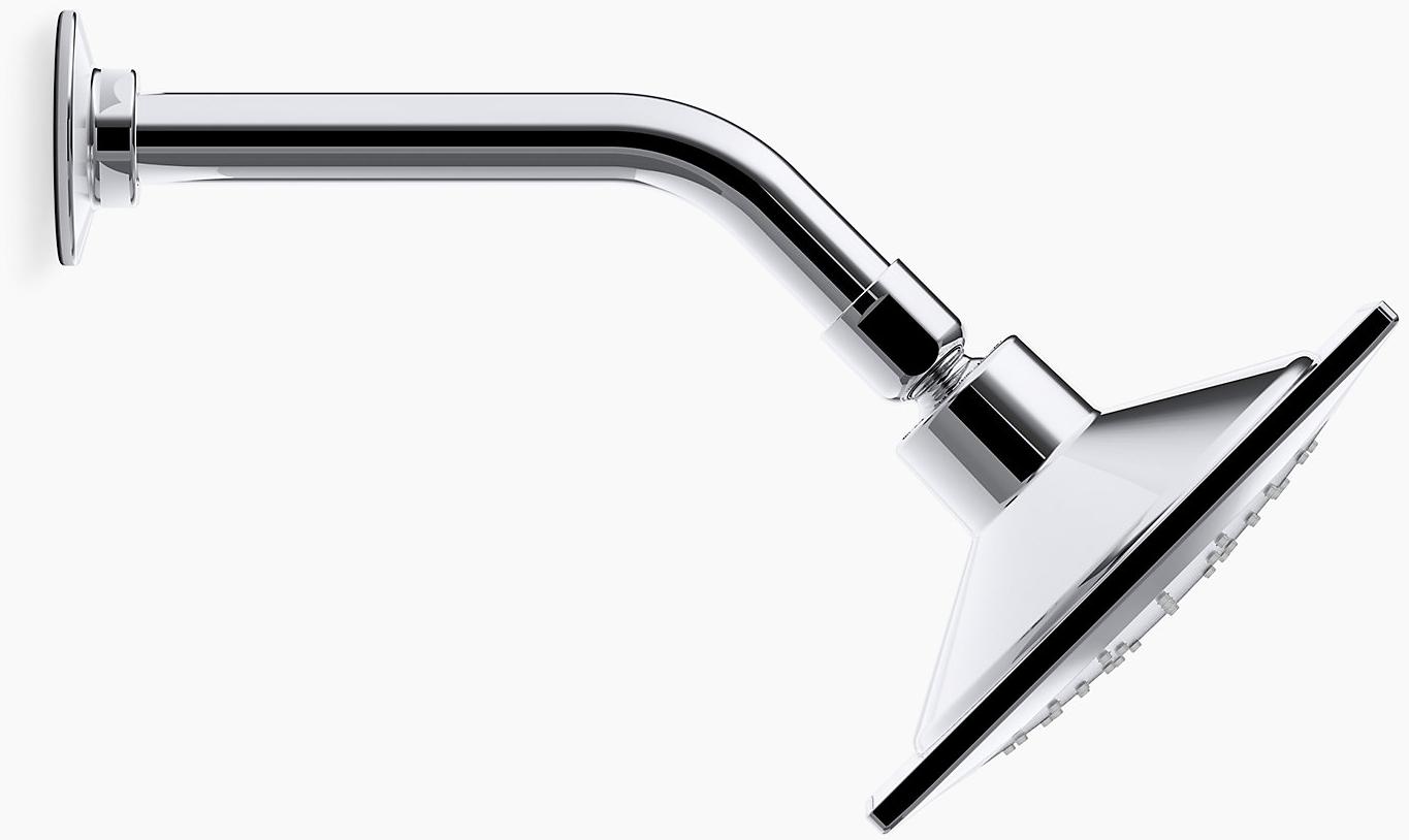 KOHLER Однофункциональная душевая лейка Loure 1,75 галлона в минуту с технологией всасывания воздуха Katalyst K-45215-G-CP  - Вид №3