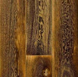 Инженерная доска Siberian Floors Винтаж 2 Тюдор Осветленный Золотая Патина Лак Уф Дуб Рустик с брашью (Текстурированная) 500-2300х150 мм.