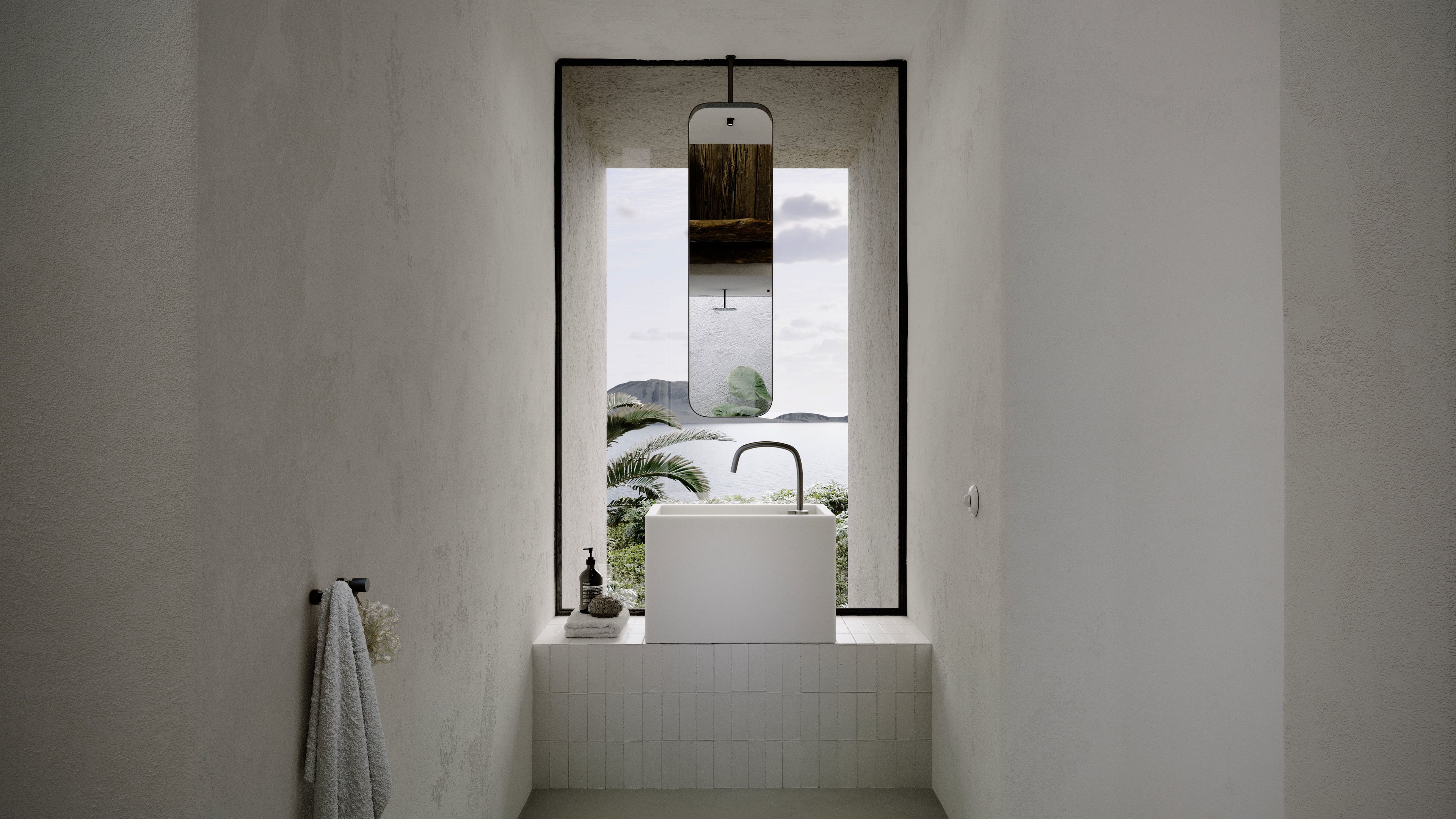 Одиночный подвесной умывальник из натурального камня COCOON Piet Boon ARCH-00052049 - Вид №39