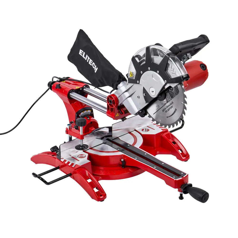 Торцовочная пила Elitech ПТ17-25К с лазерной направляющей 89383833 STLM-1482934