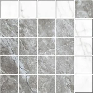 Мозаика Black & White K-62(60)/LR/m14 Mix 30.7x30.7