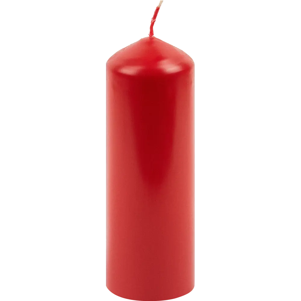 89369089 Свеча столбик красная 21 см STLM-0832618 Santreyd 