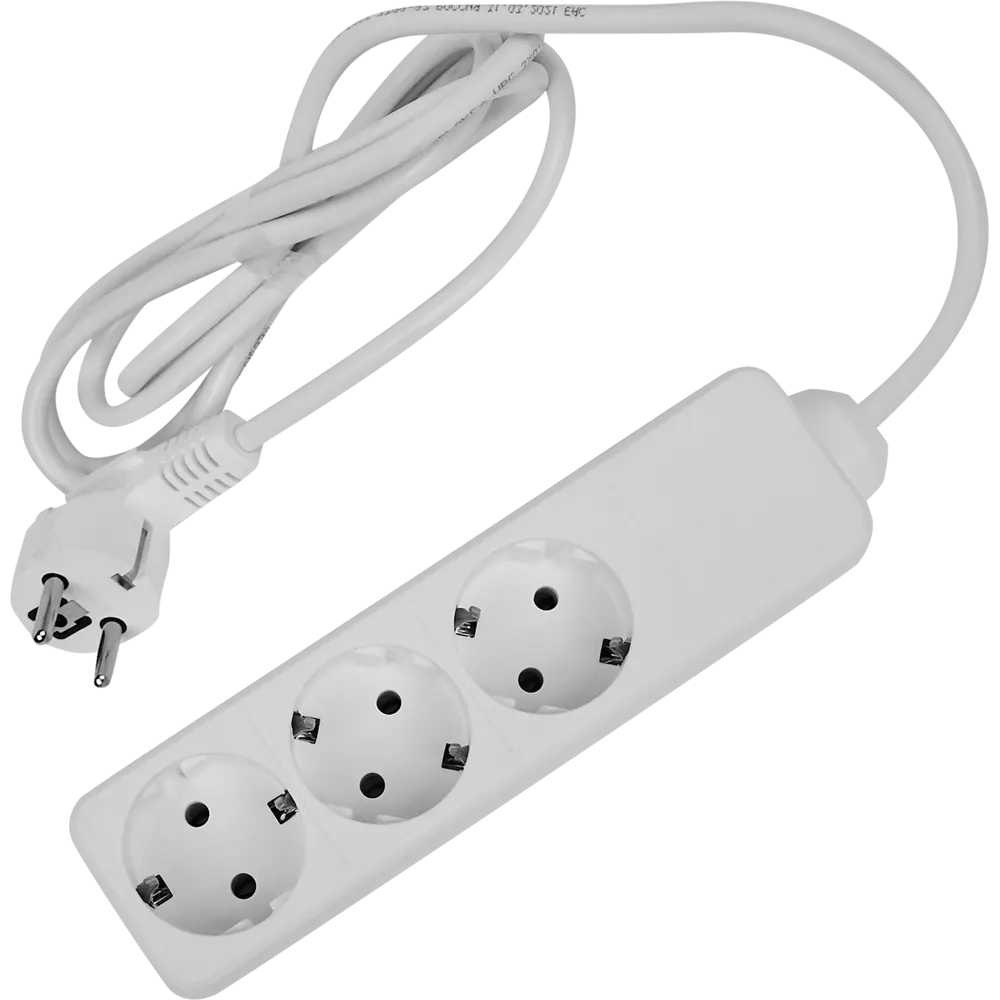 Удлинитель Защита Про с заземлением: 3 розетки, 1.8 м кабель 88309480 STLM-0077530