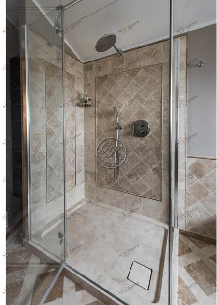 GH LAZZERINI Угловая душевая кабина из стекла на заказ sun-id-1388400