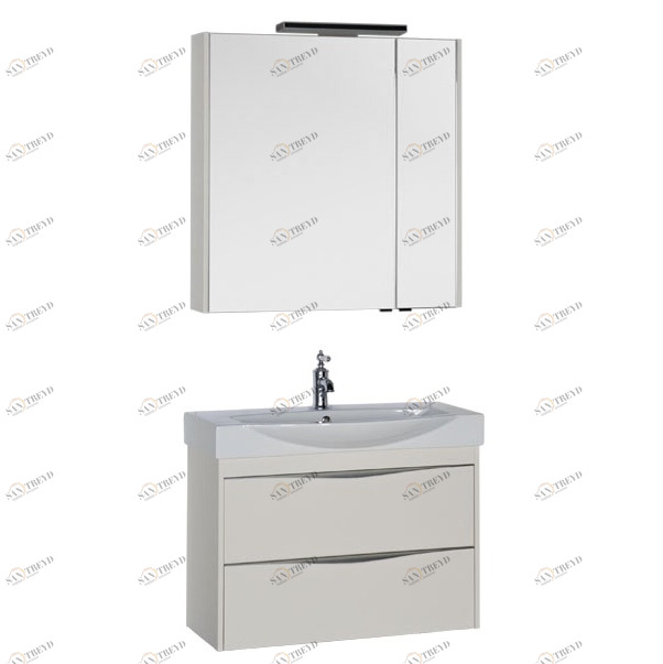 Комплект мебели Aquanet Франка 85 слоновая кость 00183193