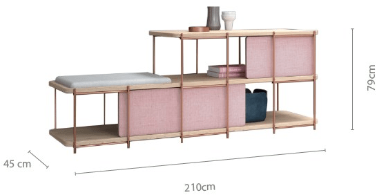 Momocca Скамья / буфет из дерева Julia Ja08 - Вид №9