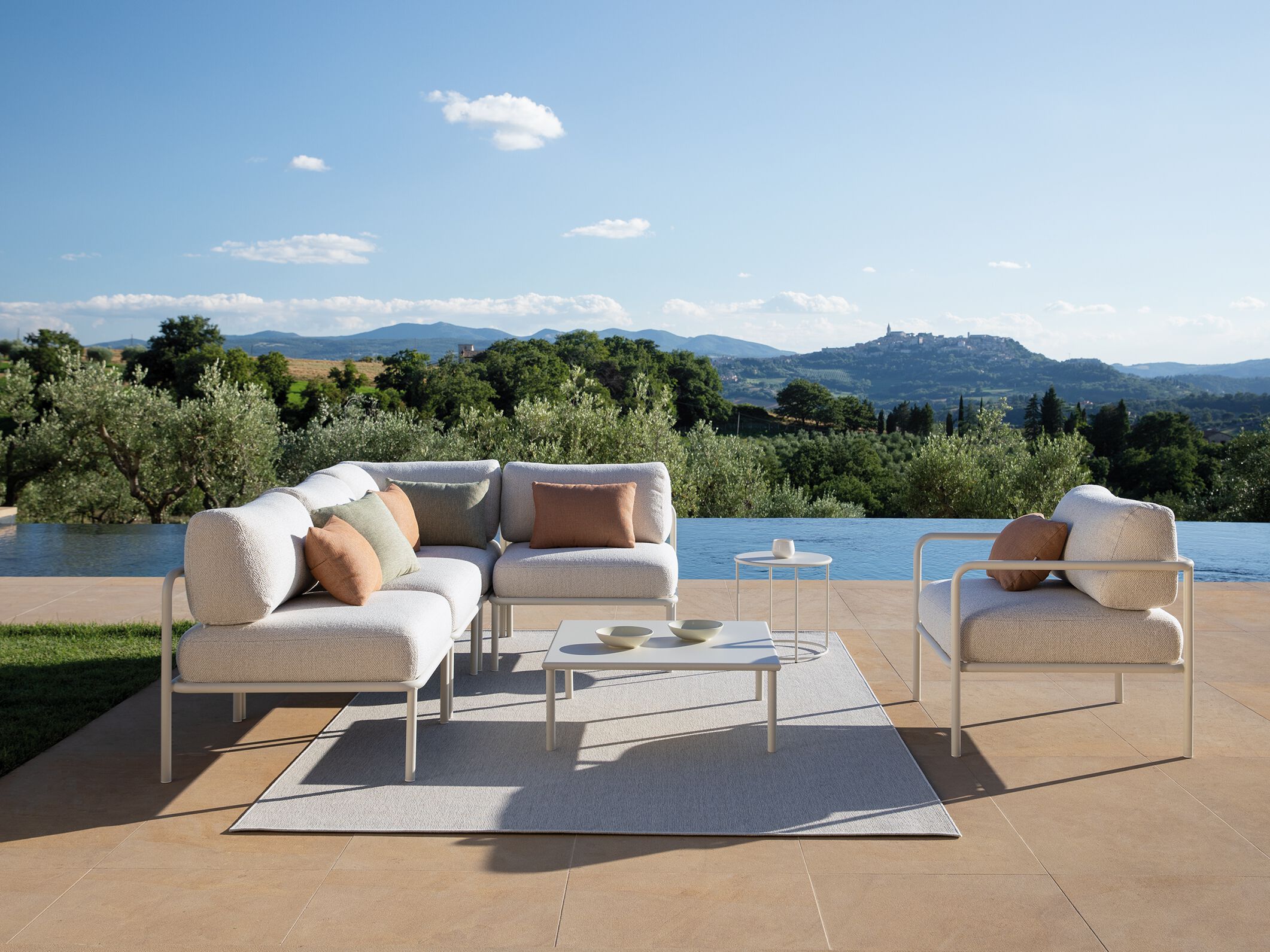 Кресло для сада из акриловой ткани с подлокотниками Vermobil ARCH-00092492 - Вид №1