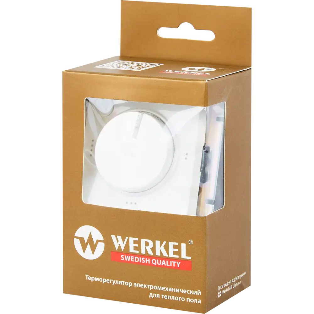 Терморегулятор для теплого пола Werkel W1151101 электромеханический 3500 Вт цвет белый 84491688 STLM-2113878  - Вид №4