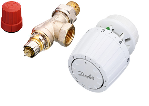 Danfoss Комплект RTR-N/RTR 7090 для двухтрубной системы отопления RTR-N UK 15 и RTR7090 комплект 013G2160  - Вид №4
