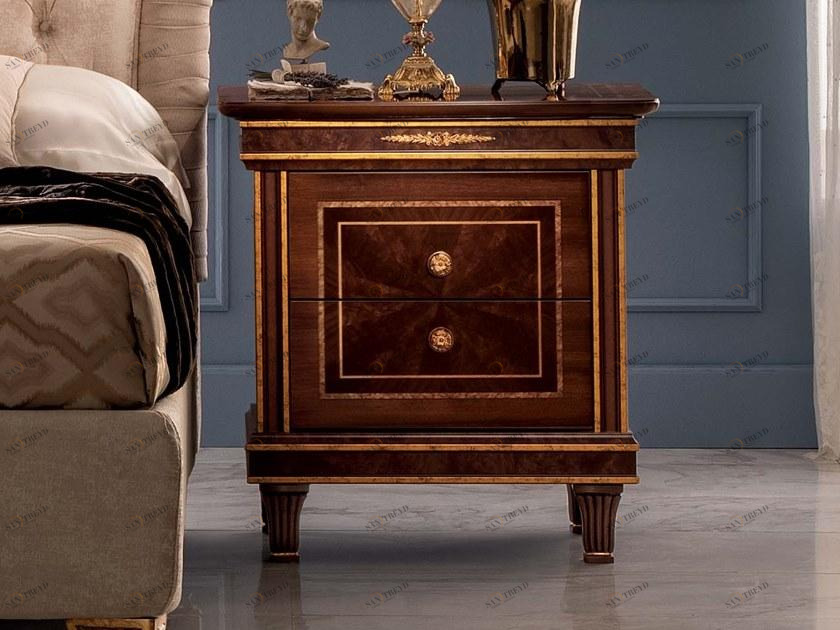 Arredoclassic Прямоугольная тумбочка из дерева с ящиками Modigliani sun-id-1450378