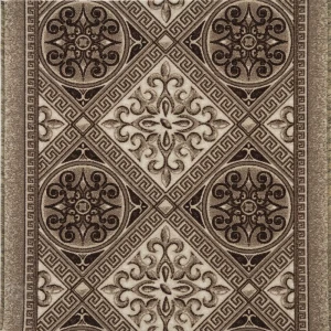 Дорожка ковровая «Джеди» 1 м, цвет коричневый