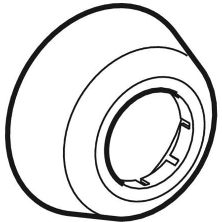 854.909.11.1 Стенная розетка Geberit, глубокая Geberit  - Вид №1