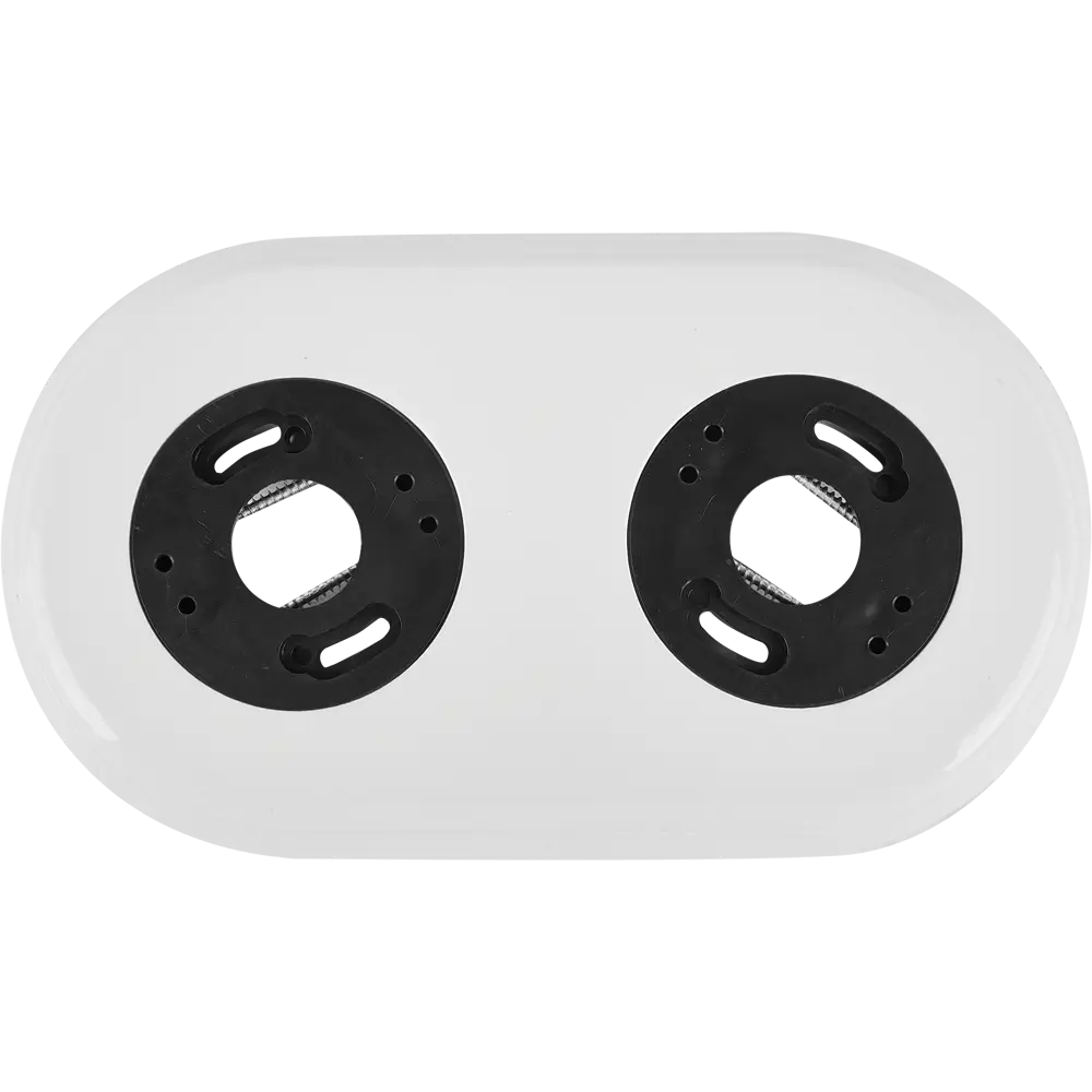 Рамка Electraline для розеток и выключателей, белая керамика 84229122 Серия отсутствует STLM-0047219