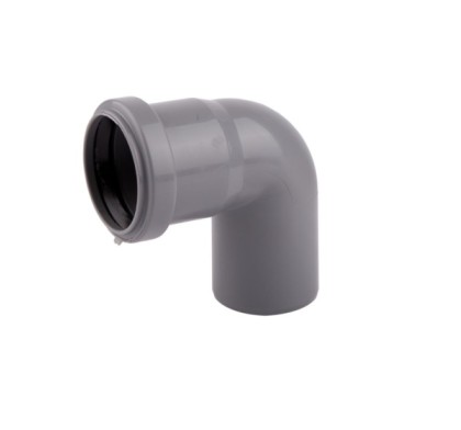 Отвод ПВХ канализационная D32мм 90 градусов Политек 6307 - Вид №1