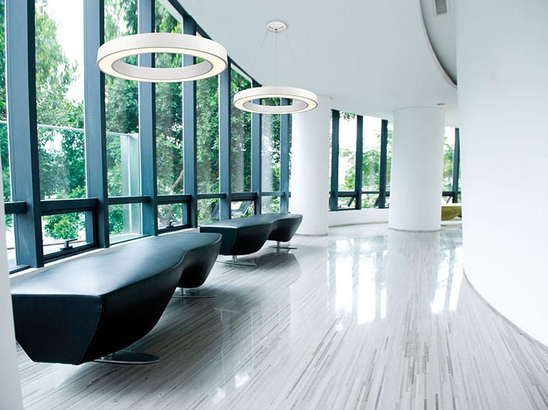 Алюминиевый светодиодный подвесной светильник Terzo Light ARCH-00135147 - Вид №2