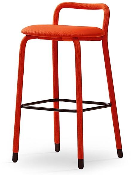 Midj Табурет из ткани с подставкой для ног Pippi sun-id-1435574 - Вид №1