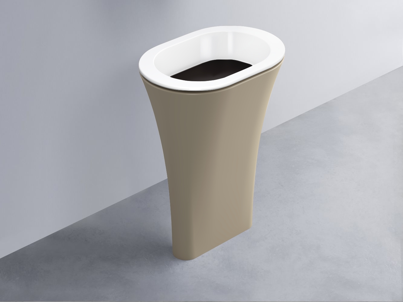 AMLA65-BL+AMPILO-LV+AMCOLO-AV Раковина Amedeo Ovale отдельностоящая cielo Enjoy + Amedeo Ceramica Cielo