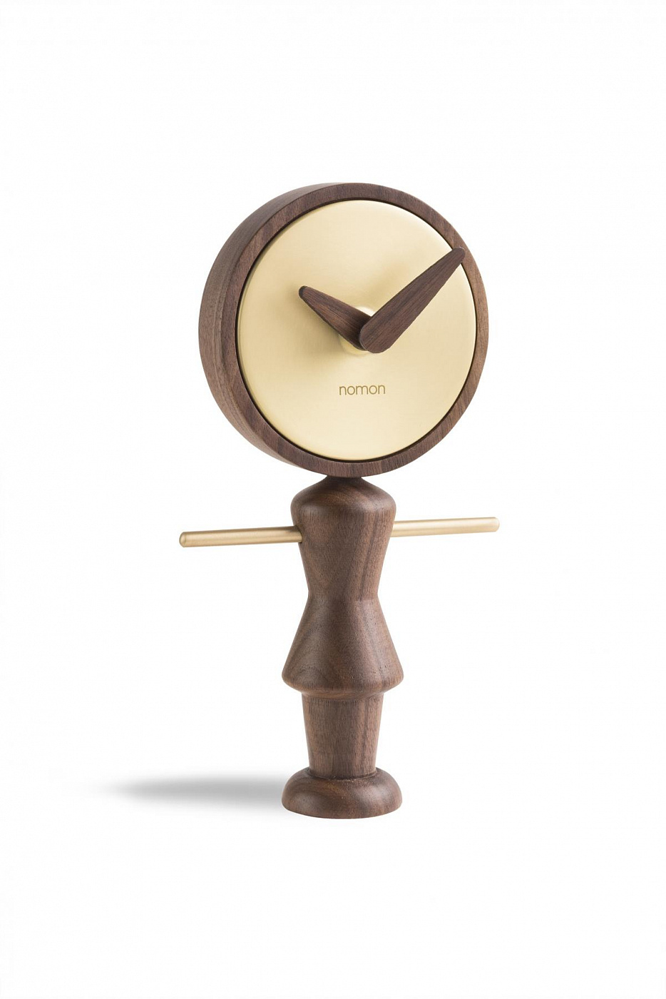 095264 Настольные часы Nena графит-орех Nomon Nene&Nena  - Вид №1