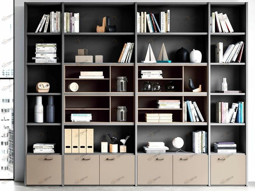 Las Mobili Книжный шкаф открытого офиса Delta evo sun-id-1496416