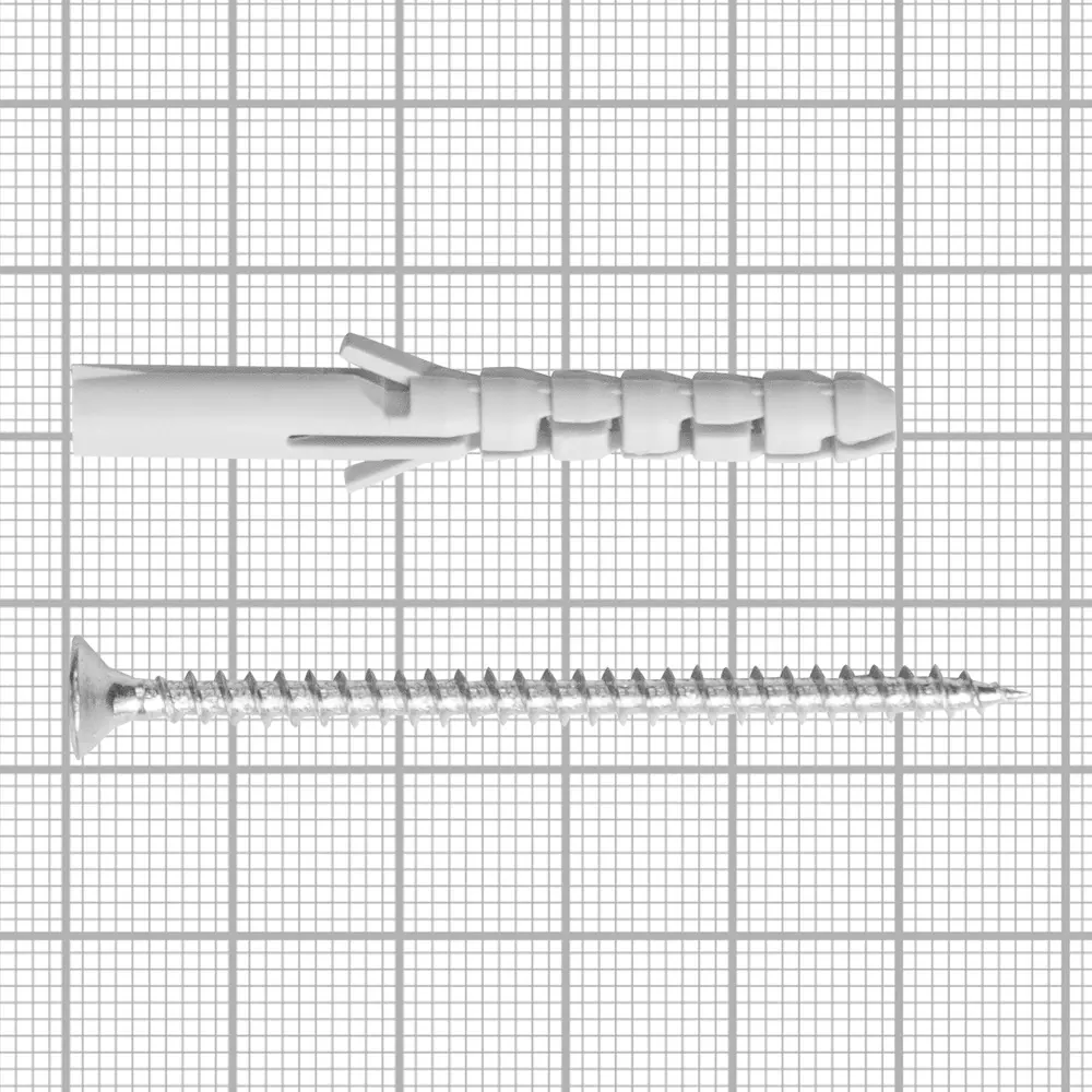 Дюбель потайной STANDERS PND L 6×50 мм с шурупом 4×60 мм, нейлон, 50 шт 83387766 STLM-0040718 - Вид №4