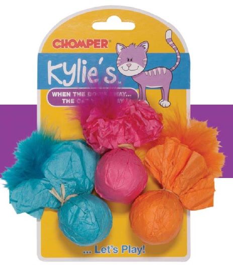 ПР0025712 Игрушка для кошек Набор Мячики 3шт CHOMPER 