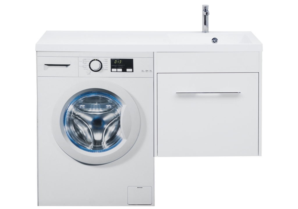 Тумба с раковиной Aquanet Августа 120 R белый 0021002600239568 - Вид №10