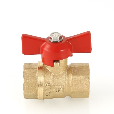 VT.122.G.04 Кран шаровой «СТАНДАРТ» с ручкой-бабочкой и внутренней резьбой Valtec 1/2"  - Вид №4