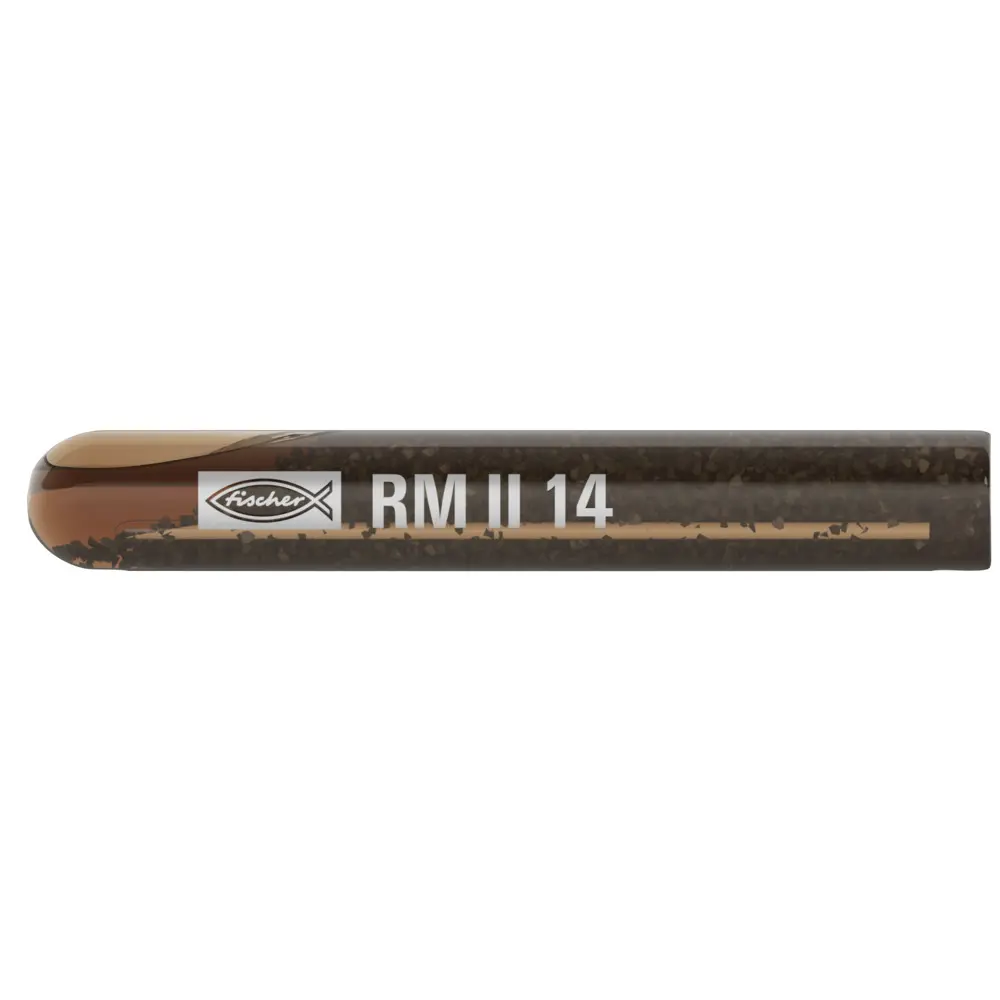 Капсула химическая Fischer RM II 14 для полнотелых материалов, 14x120 мм, 10 шт STLM-2128260