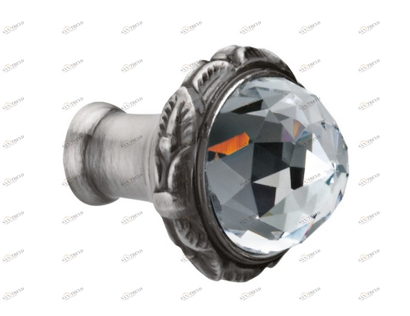 0Z5743.B00.50 Ручка корпуса диаметром 27 мм с кристаллами сваровски Яркий хром Mestre 