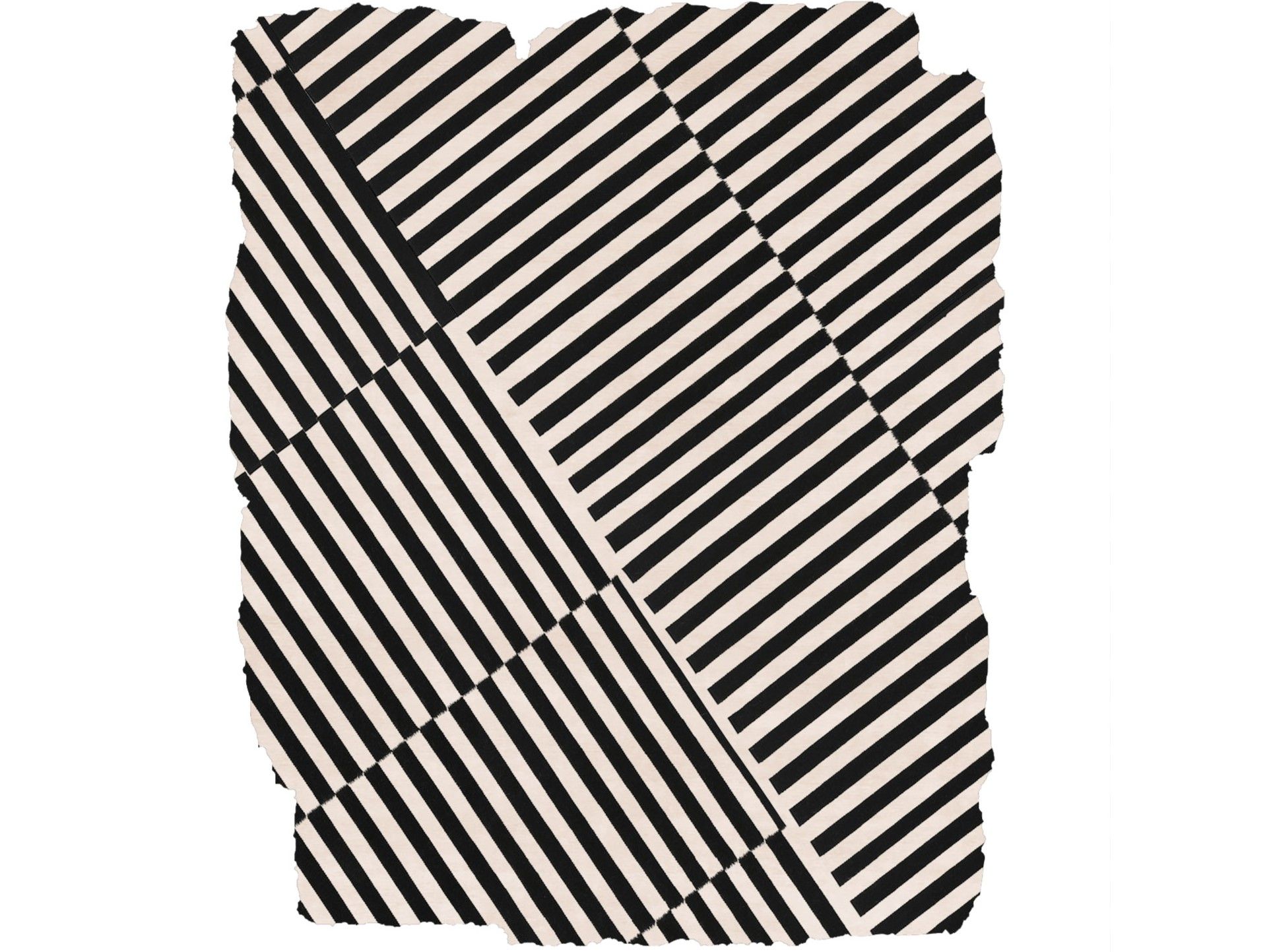 Прямоугольный ковер ручной работы из шерсти BY IIND STUDIO CABELLO 21 ARCH-00077897 - Вид №1