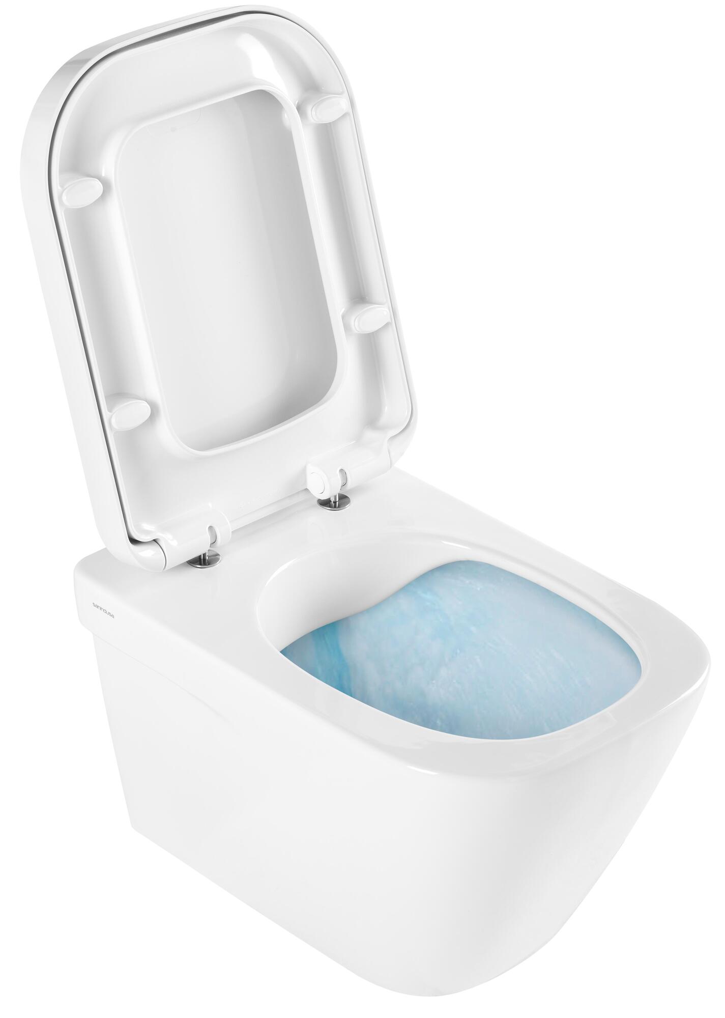 134034004 Подвесной унитаз настенный Белый Sanindusa Look Португалия - Вид №2