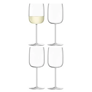 Набор из 4 бокалов для вина borough 380 мл LSA INTERNATIONAL ДИЗАЙНЕРСКИЕ 00-3894754 Прозрачный