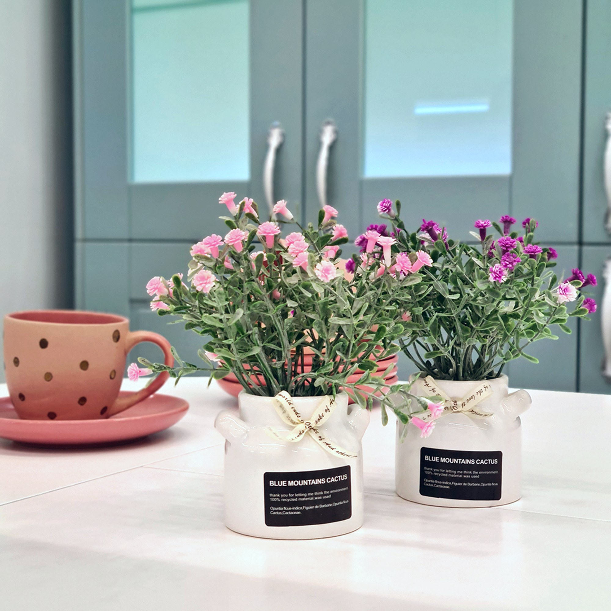 88249642 Искусственное растение в горшке прованс фиолетовый STLM-0077027 Santreyd  - Вид №3