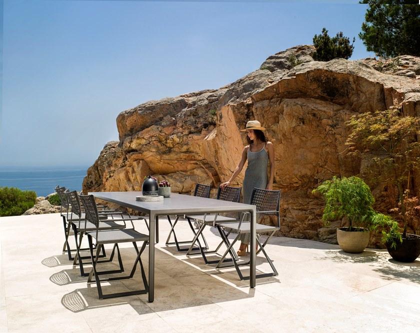 TRIBÙ Складной садовый стул с подлокотниками Regista 02018 - Вид №5