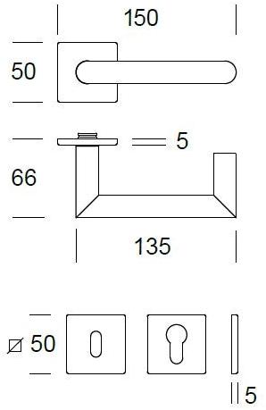 Reguitti Ручка на розе Glasgow Al30mrq0135 - Вид №2