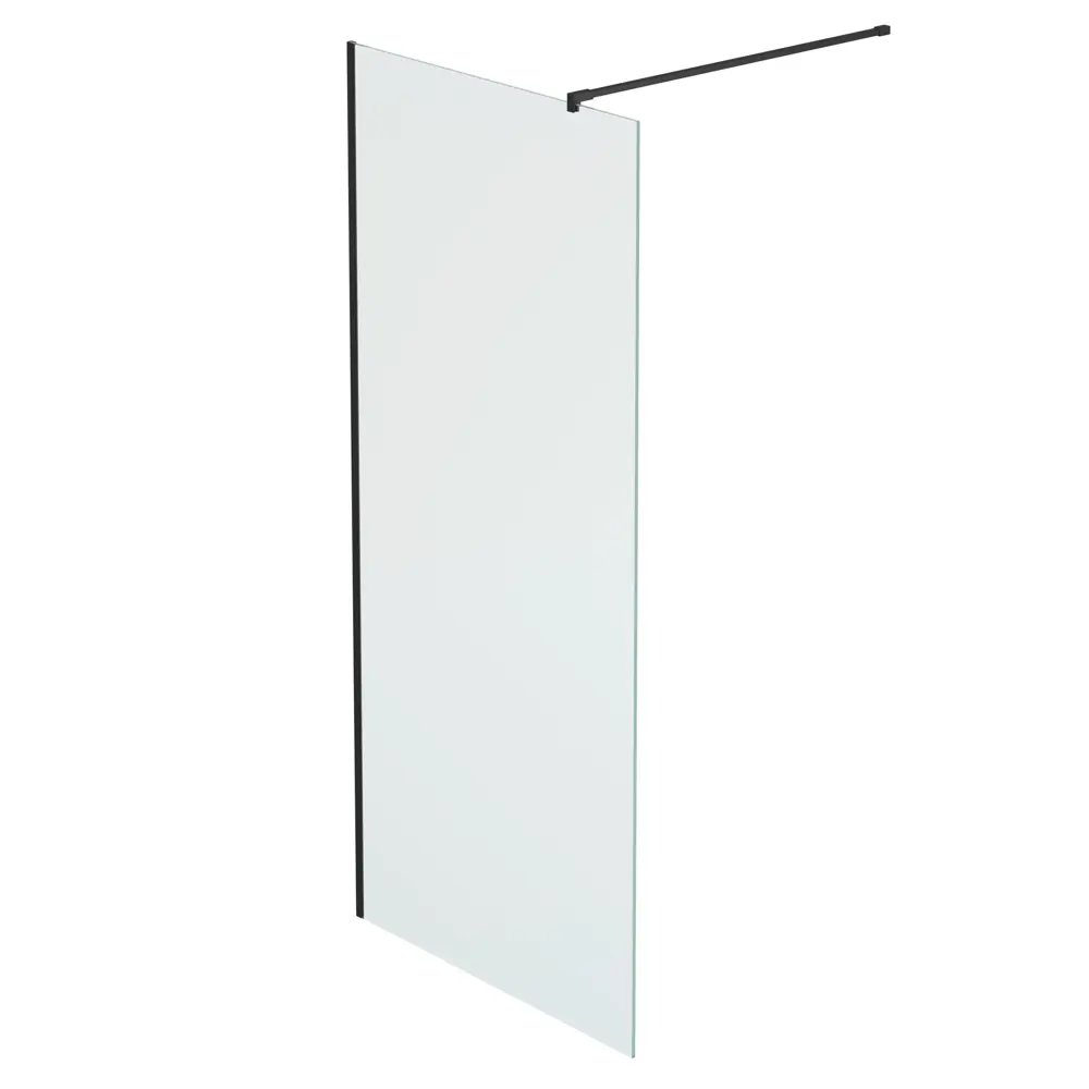 Душевая перегородка Mebelvann с черным профилем и прозрачным стеклом 80×200 см 89372150 STLM-0985127 - Вид №1