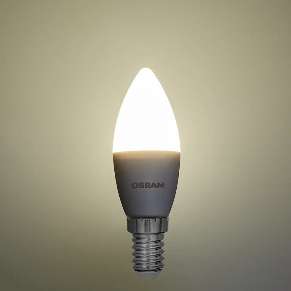 Лампа светодиодная Osram свеча 9Вт 806Лм E14 нейтральный белый свет 85100532 STLM-2153370  - Вид №2
