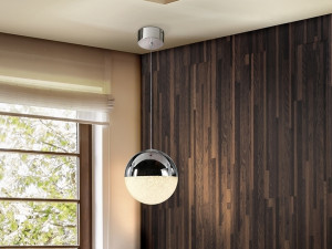 074676 Подвесной светильник 1L LED Ø20 хром Schuller Sphere