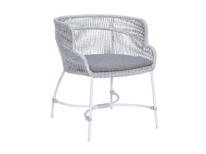 Тканевый садовый стул с подлокотниками